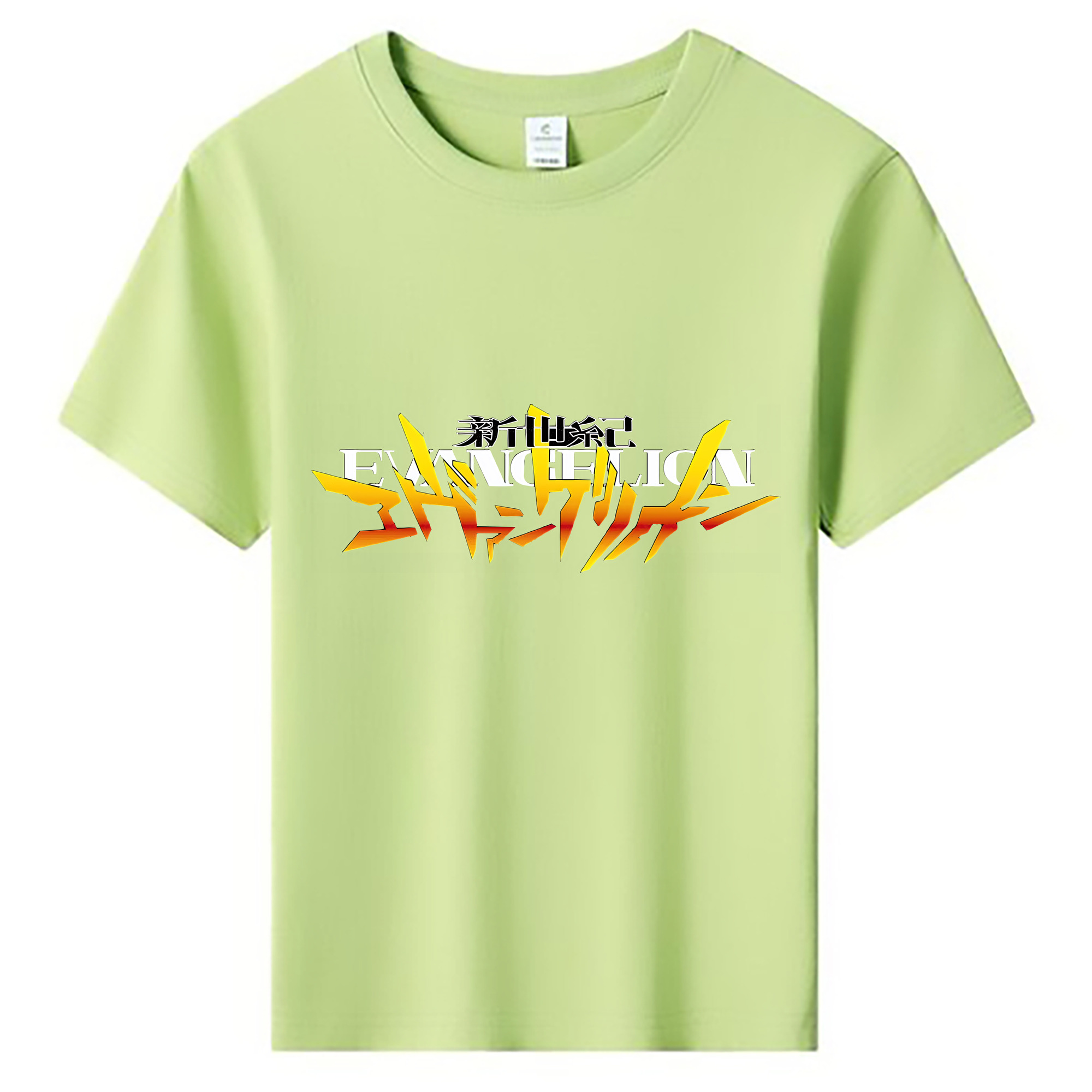 （画像用） EVA 新世紀エヴァンゲリオン 綿100％キッズTシャツ（フロントプリント）